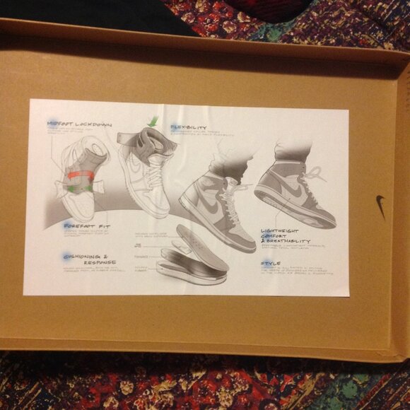 Air Jordan 1 Zoom Air CMFT 2 Men's Multicolor Suede Sneakers -11.5 -New in Box - Picture 9 of 12